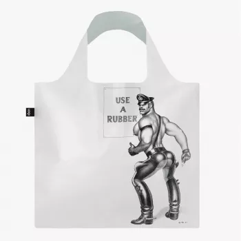 Borsa trasparente LOQI Tom of Finland – Use a Rubber