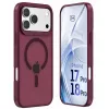 Custodia MagCase 3mk Hardy Hazy per Apple iPhone 17 Pro / 18 Pro, bordeaux