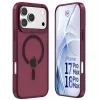 Custodia MagCase 3mk Hardy Hazy per Apple iPhone 17 Pro Max / 18 Pro Max, bordeaux