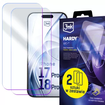 3mk Hardy ARC+ pellicola protettiva per display a 4 strati per Apple iPhone 17 Pro / 18 Pro