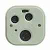 TFA Dostmann 60.1035.04 sveglia al quarzo, verde pastello, 1 orario di sveglia