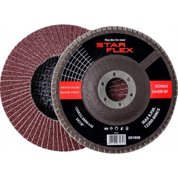 PSG Star Flex T29 disco lamellare per acciaio, 125 x 22 mm, grana 60 (TLS1252260)