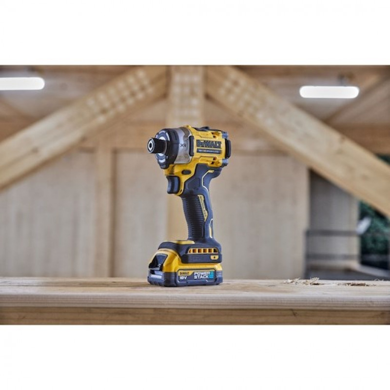 DeWALT DCF860E2T-QW avvitatore a impulsi a batteria 3800 RPM nero, giallo