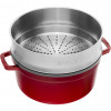 Staub La Cocotte brasiera rotonda in ghisa 5,25 l (40510-601-0)