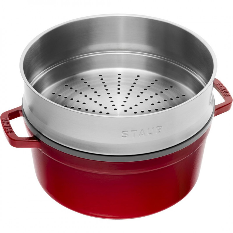 Staub La Cocotte brasiera rotonda in ghisa 5,25 l (40510-601-0)
