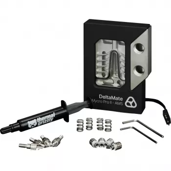 Thermal Grizzly DeltaMate MPII dissipatore CPU a liquido, AM5, nero/argento