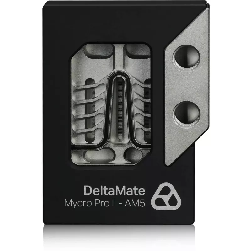 Thermal Grizzly DeltaMate MPII dissipatore CPU a liquido, AM5, nero/argento