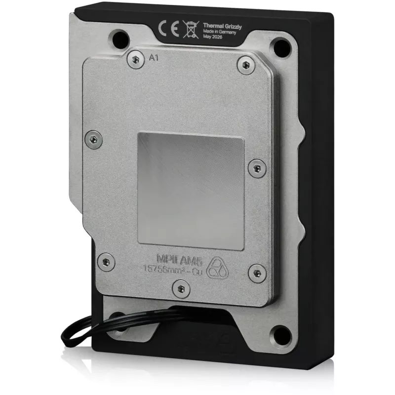 Thermal Grizzly DeltaMate MPII dissipatore CPU a liquido, AM5, nero/argento