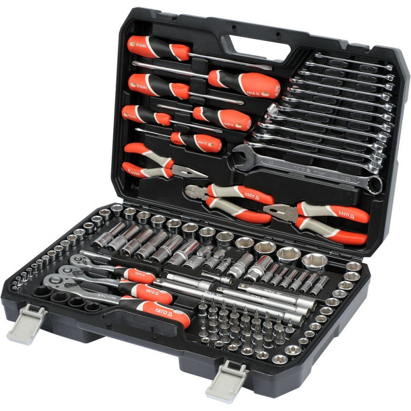 Yato YT-38881 set di utensili da meccanico 129 utensili