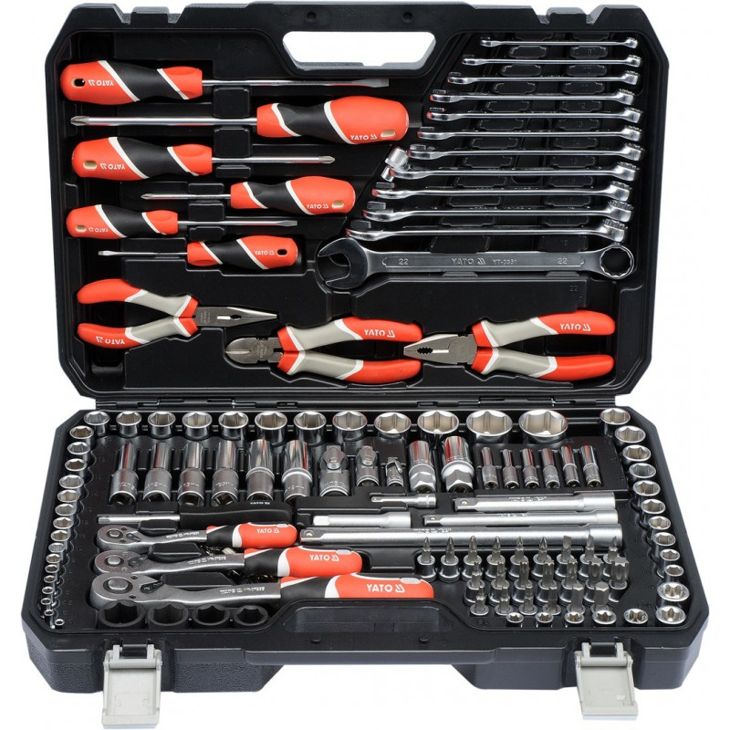 Yato YT-38881 set di utensili da meccanico 129 utensili