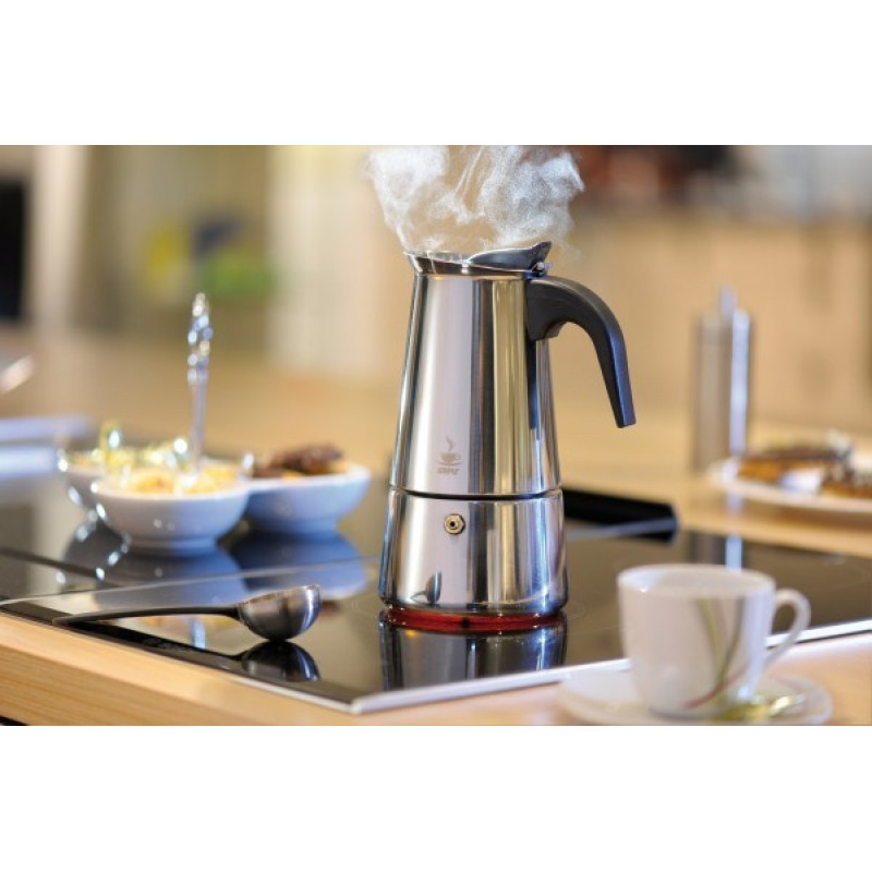 GEFU 16160 caffettiera moka in acciaio inox