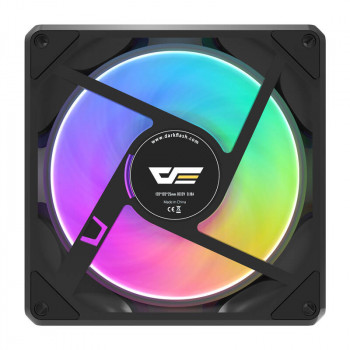 Ventola per case Darkflash Gauss G24 120 mm ARGB PWM, nero