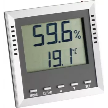 TFA Dostmann KLIMA GUARD termoigrometro, argento (30.5010.54.K)