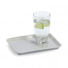 Zeller vassoio 26694, 24 x 18 cm, plastica, grigio, rettangolare