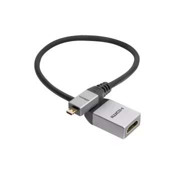 celexon adattatore Micro HDMI M/F con Ethernet, 2.0a/b 4K, Professional Line