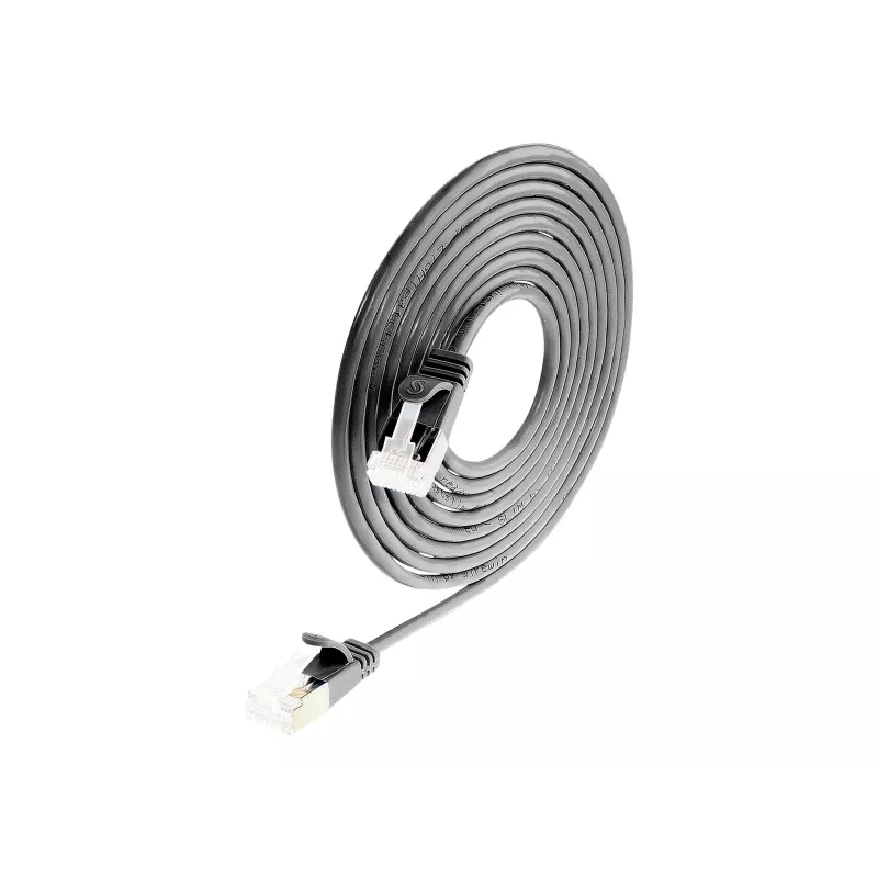 Wirewin cavo patch Slim Cat6a U/FTP RJ45, 5 m, nero