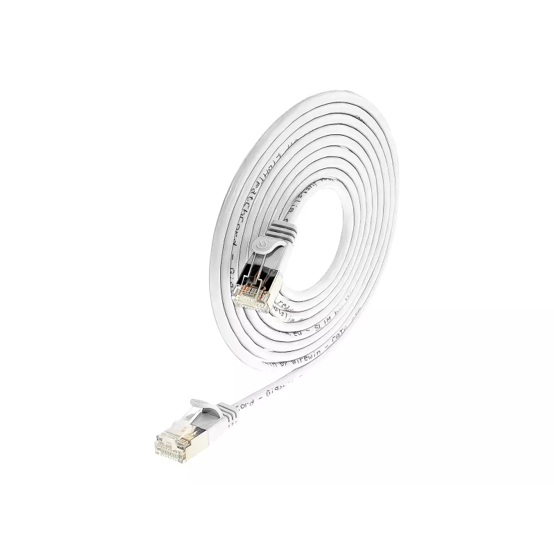 Wirewin cavo patch Slim Cat6 U/FTP RJ45, 7,5 m, bianco