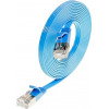 Wirewin cavo patch Slim Cat6 U/FTP RJ45, 0,5 m, blu
