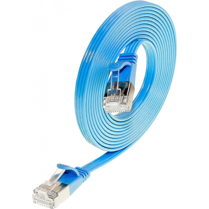 Wirewin cavo patch Slim Cat6 U/FTP RJ45, 0,5 m, blu