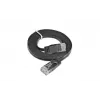 Wirewin cavo patch Slim Cat6 U/UTP RJ45, 0,1 m, nero