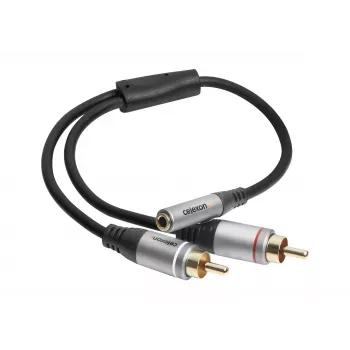 celexon Professional adattatore audio 2x RCA a jack stereo M/F