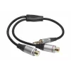 celexon Professional adattatore audio jack stereo a 2x RCA M/F