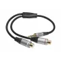 celexon Professional adattatore audio jack stereo a 2x RCA M/F