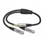 celexon Professional adattatore audio jack stereo a 2x M/F