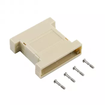 EFB Elektronik custodia in plastica vuota 25-25 poli, grigio