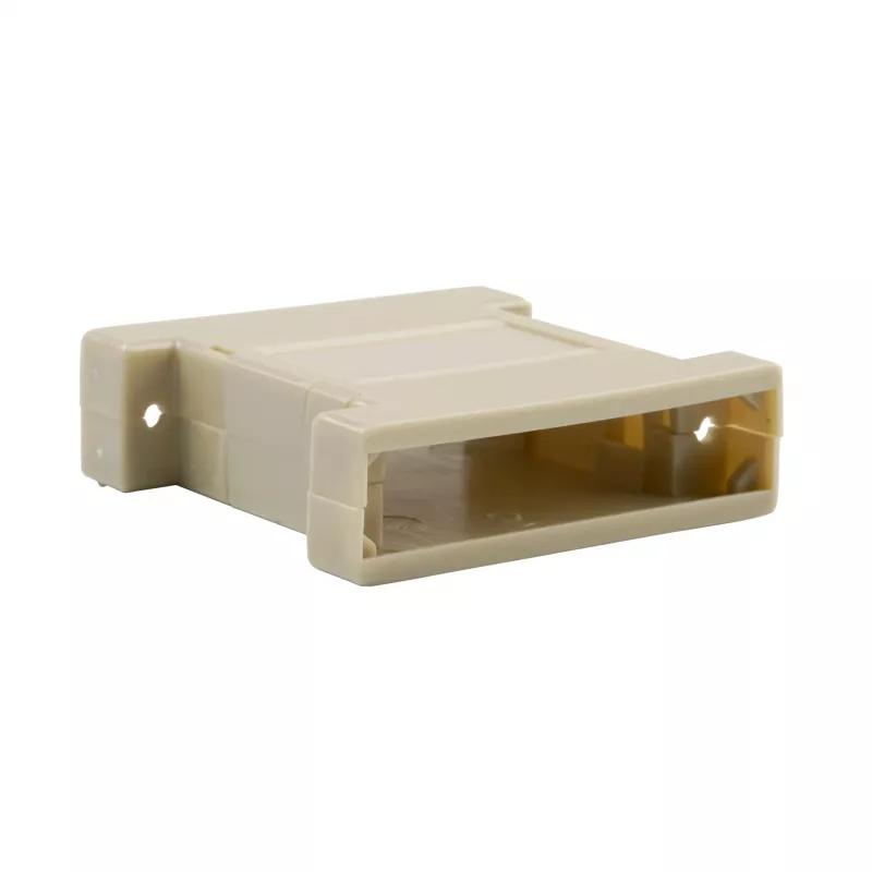 EFB Elektronik custodia in plastica vuota 25-25 poli, grigio