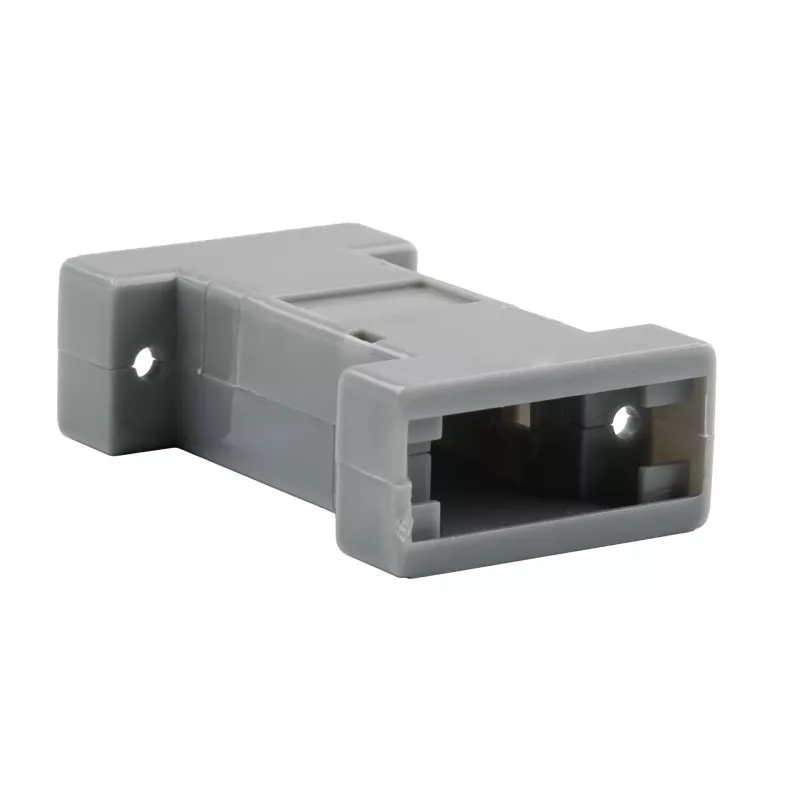 EFB Elektronik custodia in plastica vuota 09-09 poli, grigio