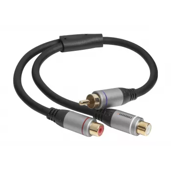 celexon adattatore audio RCA a 2x M/F, Professional Line