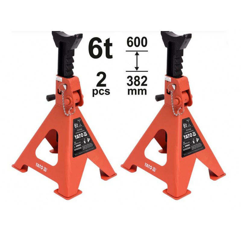YATO YT-17312 rullo di trasporto, 6 t, 2 pz.