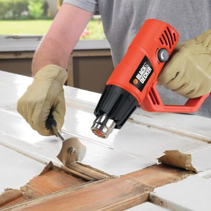 Black+Decker KX2001K pistola ad aria calda, 2000 W, 50–450 °C / 90–600 °C
