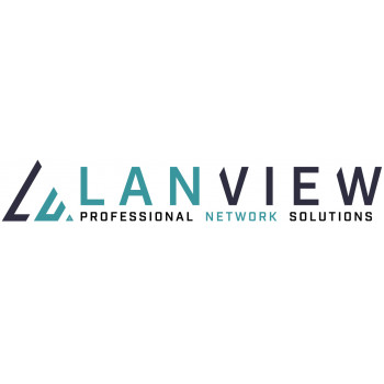 Lanview RDGL42U88BL porta anteriore in vetro con serratura per armadio rack