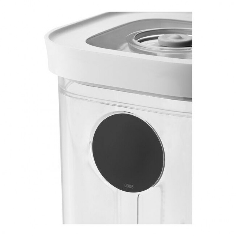 ZWILLING 1026082 contenitori rettangolari per alimenti, 5,4 l, trasparente/bianco, 5 pz.