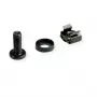 ROLINE materiale di montaggio 19 pollici M6, 50 set, nero