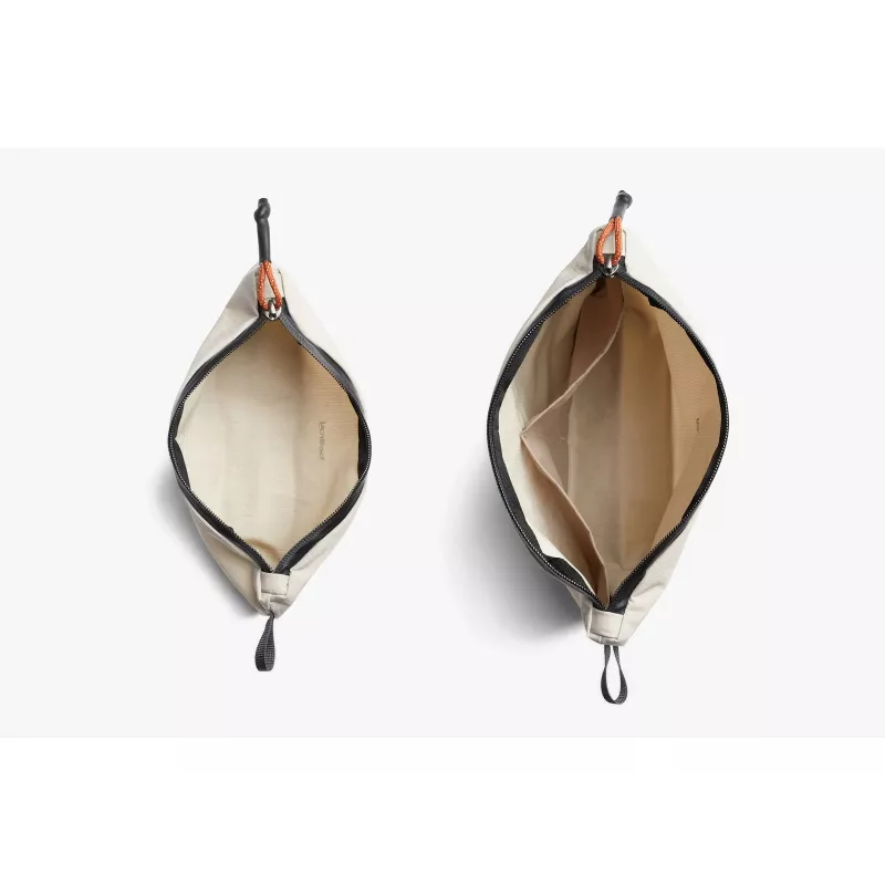 Bellroy Lite Pouch Duo, set da 2 organizer da viaggio (18 x 27 x 1,5 cm, 8 x 23 x 6 cm), ash
