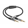 celexon Professional adattatore audio jack stereo 2x, M/F