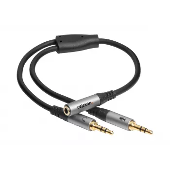 celexon Professional adattatore audio jack stereo 2x, M/F