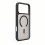 Evelatus Silver-Shield Skin Feel custodia 2-in-1 MagSafe per Apple iPhone 18 Pro, grigio fumo