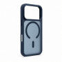Evelatus Silver-Shield Skin Feel custodia 2-in-1 MagSafe per Apple iPhone 18 Pro, blu navy