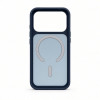 Evelatus Silver-Shield Skin Feel custodia 2-in-1 MagSafe per Apple iPhone 18 Pro, blu navy