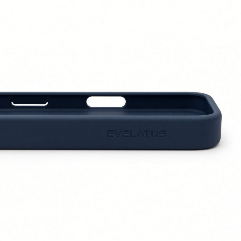 Evelatus Silver-Shield Skin Feel custodia 2-in-1 MagSafe per Apple iPhone 18 Pro, blu navy