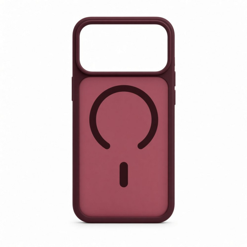 Evelatus Silver-Shield Skin Feel custodia 2-in-1 MagSafe per Apple iPhone 18 Pro Max, bordeaux
