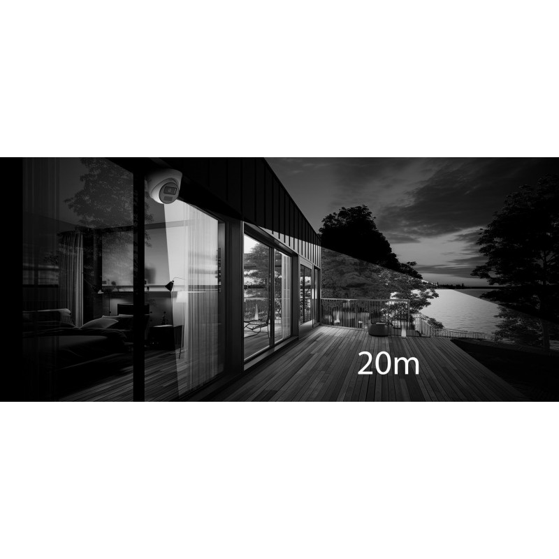 Telecamera IP Hilook IPC-T241H-C Dome 4MP 2,8mm IR20m