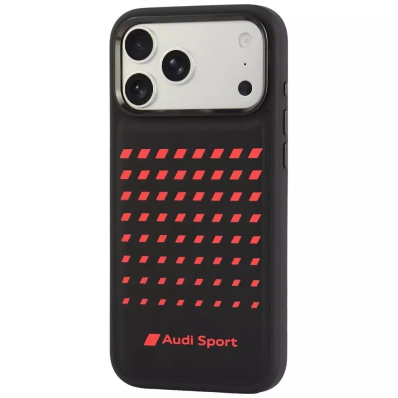 Audi Sport custodia MagSafe in pelle sintetica per iPhone 18 Pro Max / 17 Pro Max nero