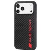 Audi R8 custodia MagSafe in fibra di carbonio per iPhone 18 Pro Max / 17 Pro Max, nero
