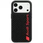 Audi R8 custodia MagSafe in fibra di carbonio per iPhone 18 Pro / 17 Pro nero