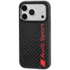 Audi R8 custodia MagSafe in fibra di carbonio per iPhone 18 Pro / 17 Pro nero
